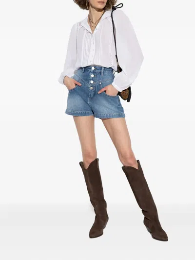Isabel Marant Button-fastening Denim Shorts