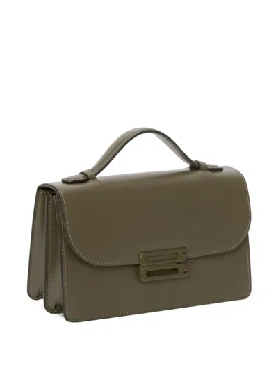 Victoria Beckham Mini Dorian Top-handle Clasp Satchel Bag