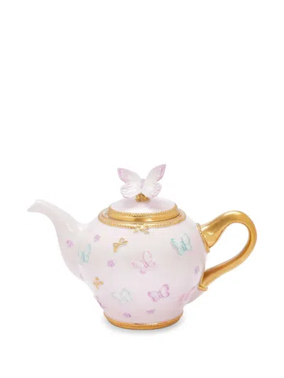 Villari Butterfly Teapot (25cm X 15cm) In Pink