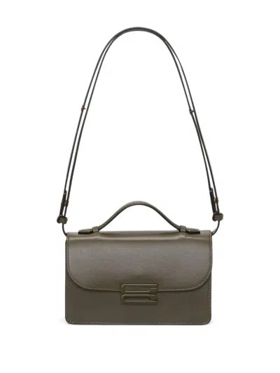 Victoria Beckham Mini Dorian Top-handle Clasp Satchel Bag