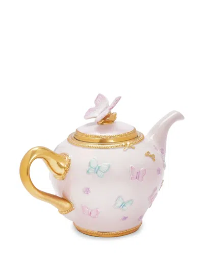 Villari Butterfly Teapot (25cm X 15cm) In Pink