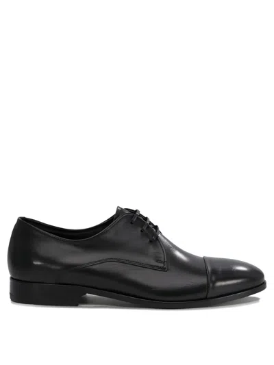 Fabi Cap-toe Lace-up Shoes With Polished Finish