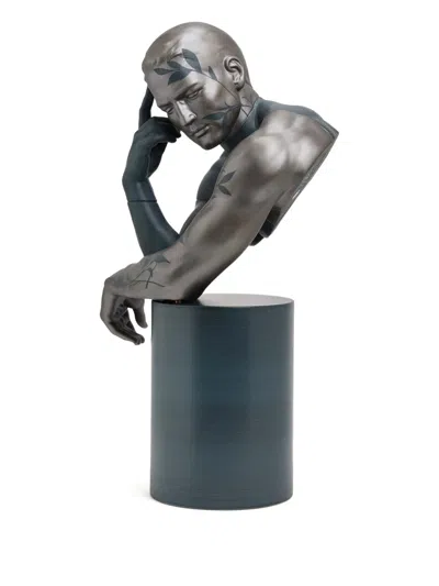 Lladrò Reflections Of Nature Him Sculpture (51cm X 29cm) In Gray