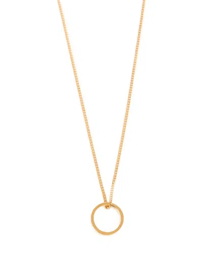 Mm6 Maison Margiela Mm6 By Maison Margiela Numeric Minimal Signature Necklace In Gold