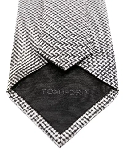 Tom Ford Houndstooth-pattern Tie