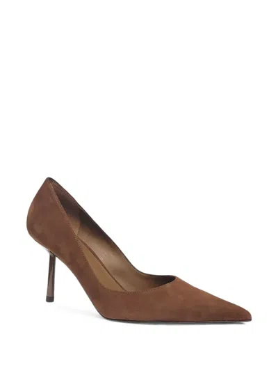 Le Silla 80mm Suede Pointed-toe Pumps