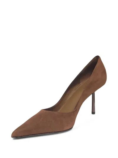Le Silla 80mm Suede Pointed-toe Pumps