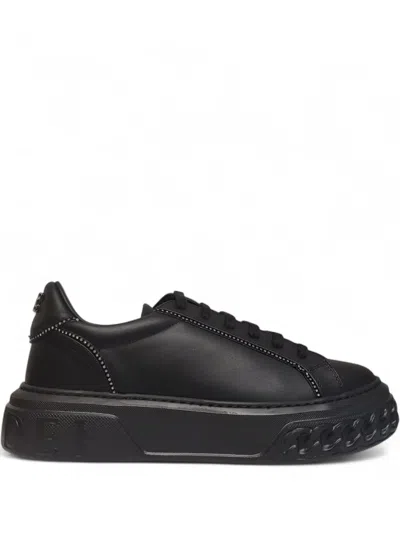Casadei Off Road Chain-embossed Sneakers