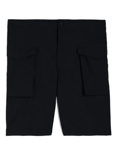 Aspesi Cargo Pocket Shorts In Black