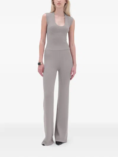 Remain Birger Christensen Ribbed Knit Trousers