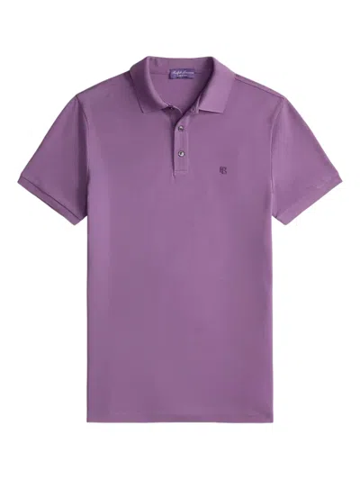 Ralph Lauren Logo-embroidered Polo Shirt In Purple