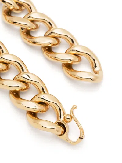 Isabel Marant Links Chunky Chain Collar Necklace In Gold