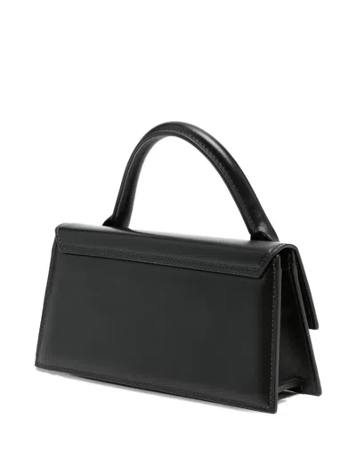 Jacquemus Elegant Black Leather Handbag