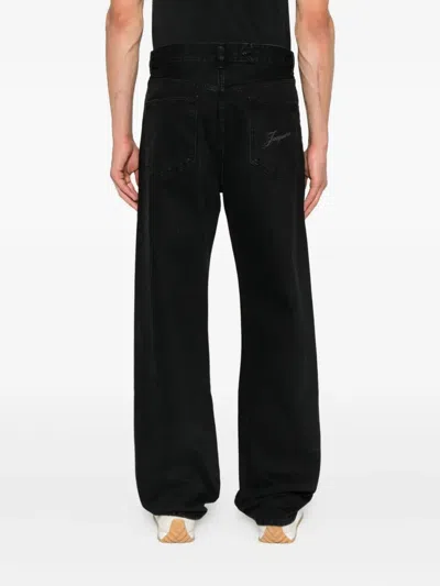 Jacquemus Straight Denim Pants Featuring Belt Loops