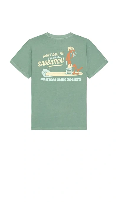 Critical Slide Sabbatical Tee