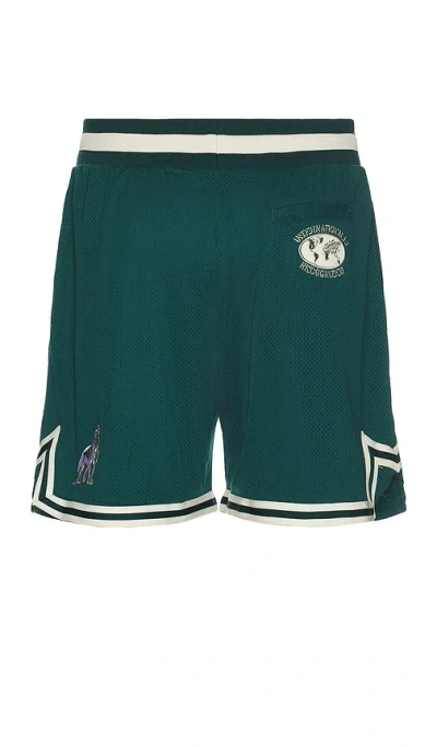 Market International Game Shorts In Green