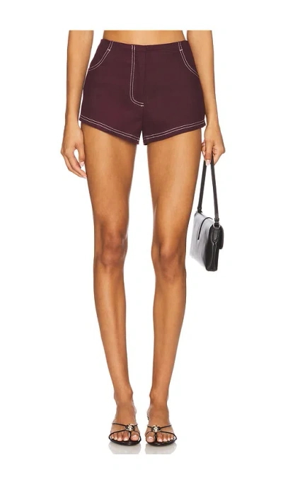 By.dyln X Revolve Brayden Micro Short In Brown
