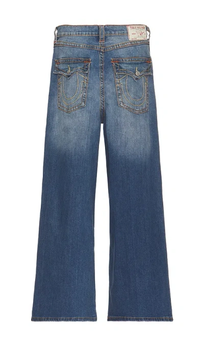 True Religion Mikey Big T Flap Jeans In Blue