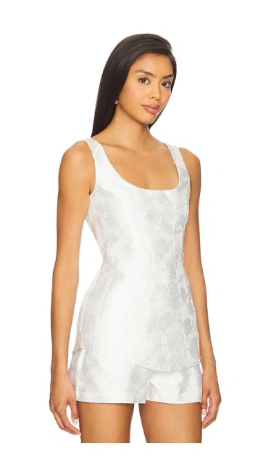 Amanda Uprichard X Revolve Empire Top In White