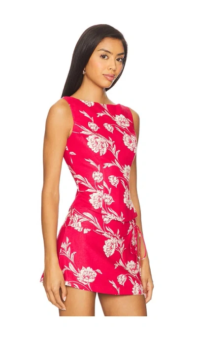 Amanda Uprichard X Revolve Ines Top In Pink