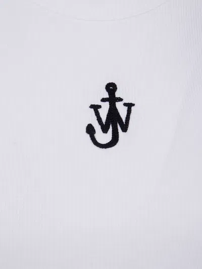 Jw Anderson J. W.anderson Anchor Embroidery Vest In White