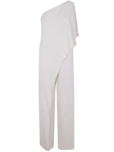 Ralph Lauren One-shoulder Ruffled Jumpsuit