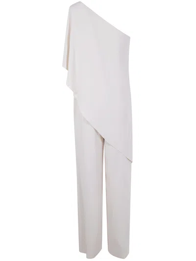 Ralph Lauren One-shoulder Ruffled Jumpsuit