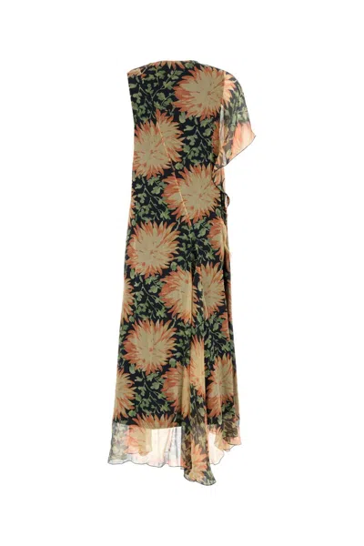 Loewe Printed Silk Dress