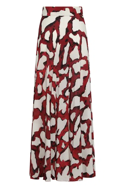 Marinella Piccinno Abstract-print Skirt