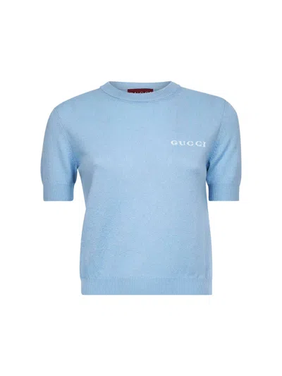 Gucci Short-sleeved Knitted T-shirt