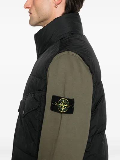 Stone Island Brushed Organic Cotton Fleece Sweatshirt