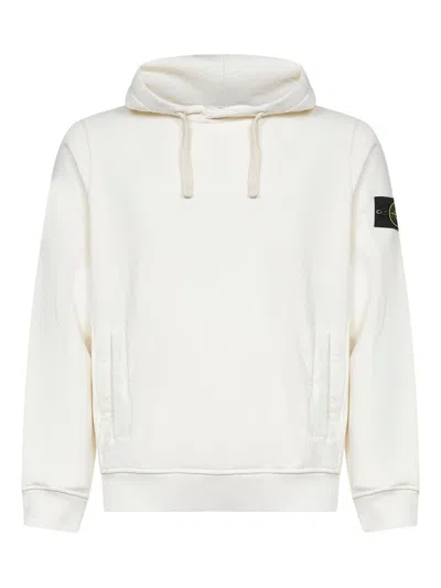 Stone Island Brushed Organic Cotton Fleece Sweatshirt