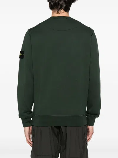 Stone Island Brushed Organic Cotton Fleece Sweatshirt