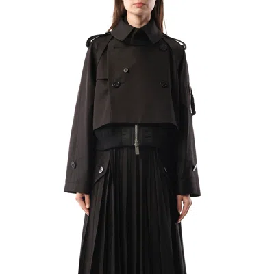 Sacai X Women's Cotton Gabardine X Nylon Twill Blouson