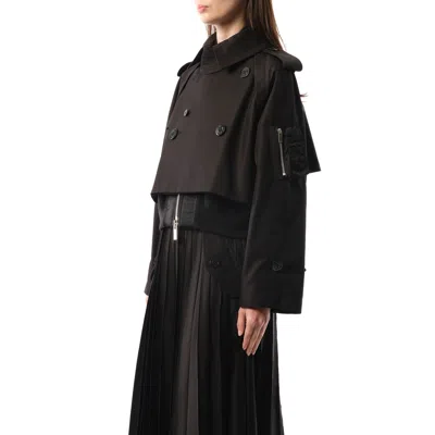 Sacai X Women's Cotton Gabardine X Nylon Twill Blouson