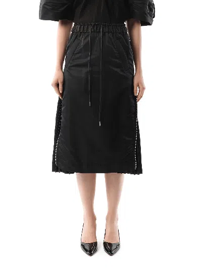 Sacai Women's Nylon Skirt