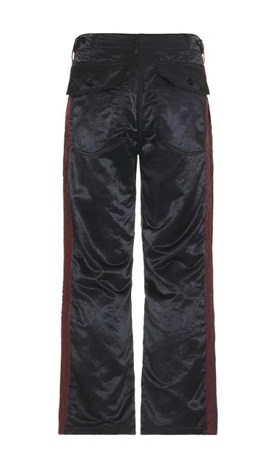 Beams Mil Utility Dress Trousers In Black