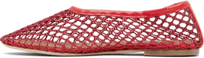 Staud Red Alba Ballet Flats