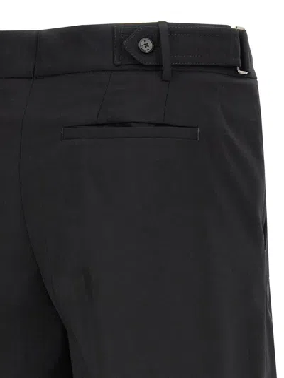 Pt Torino Techno Wool Bermuda Shorts In Black