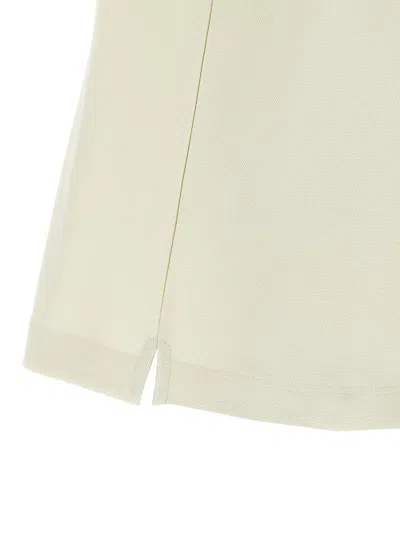 Marni Cotton Blend Polo Shirt With Contrasting Collar In Green