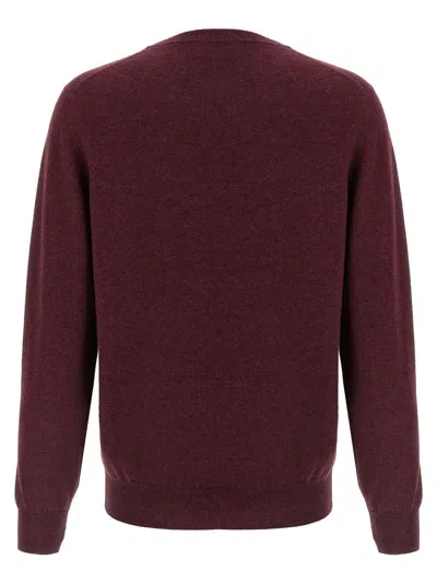 Brunello Cucinelli Cashmere Sweater Sweaters And Cardigans Bordeaux