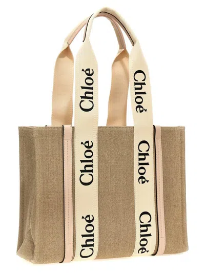 Chloé Chloã‰ 'woody Medium' Shopping Bag