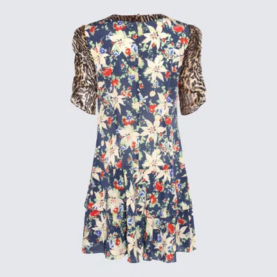 Rixo London Rixo Navy Silk Dress