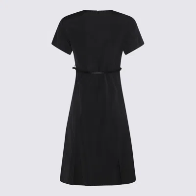 Givenchy A-line Black Dress With Fitted Bodice In Black