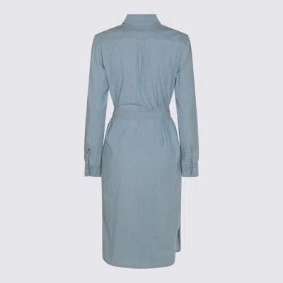 Polo Ralph Lauren Light Blue Cotton Dress