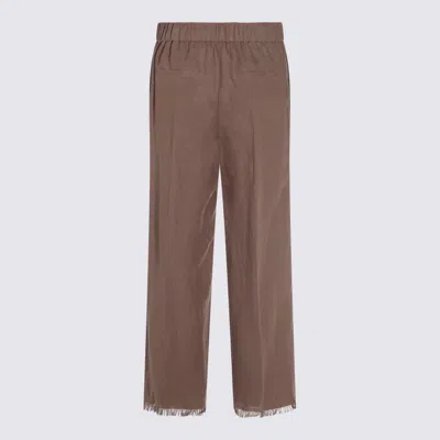 Antonelli Brown Linen Pants