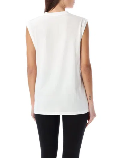 Balmain Logo Cotton Jersey Tank Top