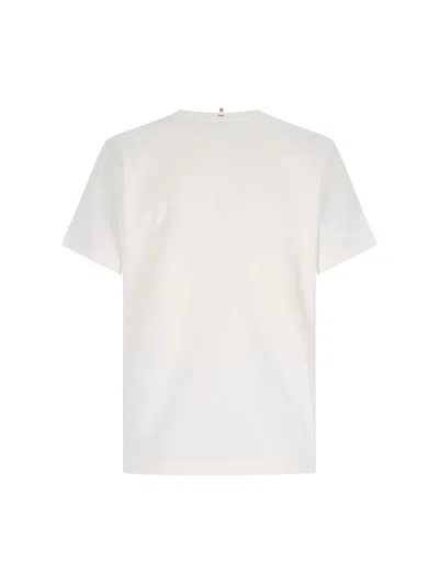 Moncler Logo-print Short-sleeve T-shirt In White