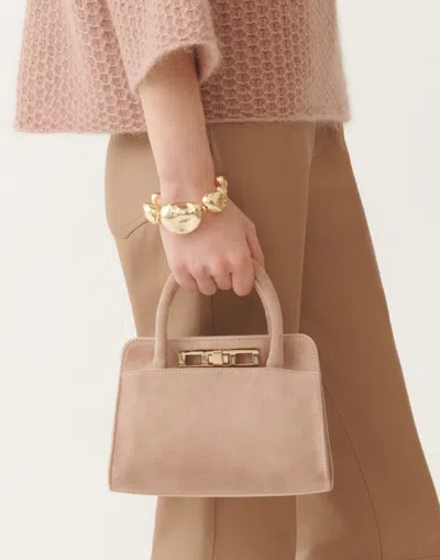 Fabiana Filippi Small Suede Handbag