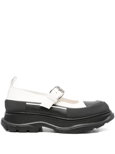 Alexander Mcqueen 45mm Buckle-strap Leather Pumps